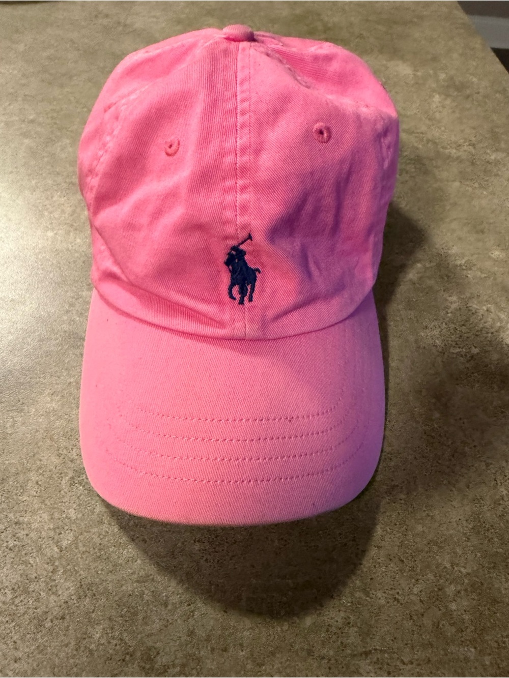 Polo Ralph Lauren Classic Pink Chino Cotton Baseball Cap